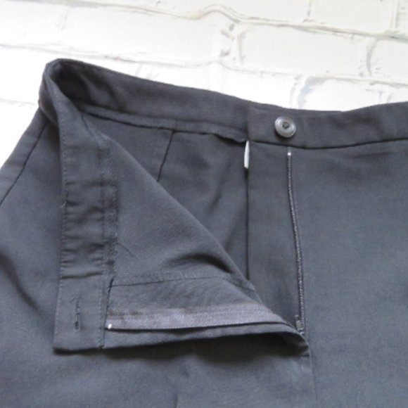 Vintage 1990s Black Capri Pants With Red & Gold Trim - Picture 5 of 8